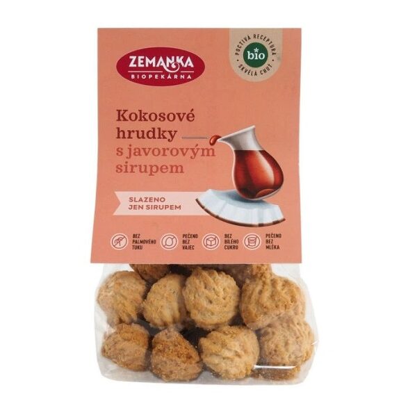 Zemanka Kokosové hrudky s javorovým sirupom BIO 100 g