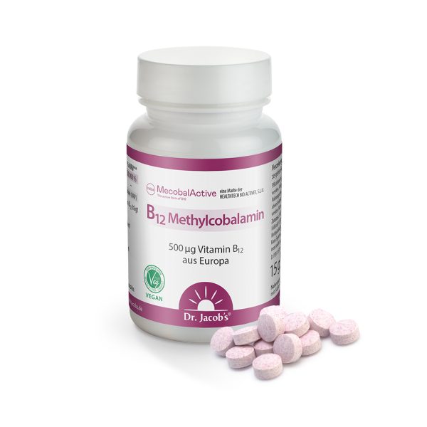 B12 Metylkobalamín - forma vitamínu B12 s najvyššou vstrebateľnosťou pre telo.  