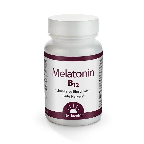 Melatonín pre ľahšie zaspávanie a s vitamínom B12 pre podporu psychiky, bez laktózy a lepku.