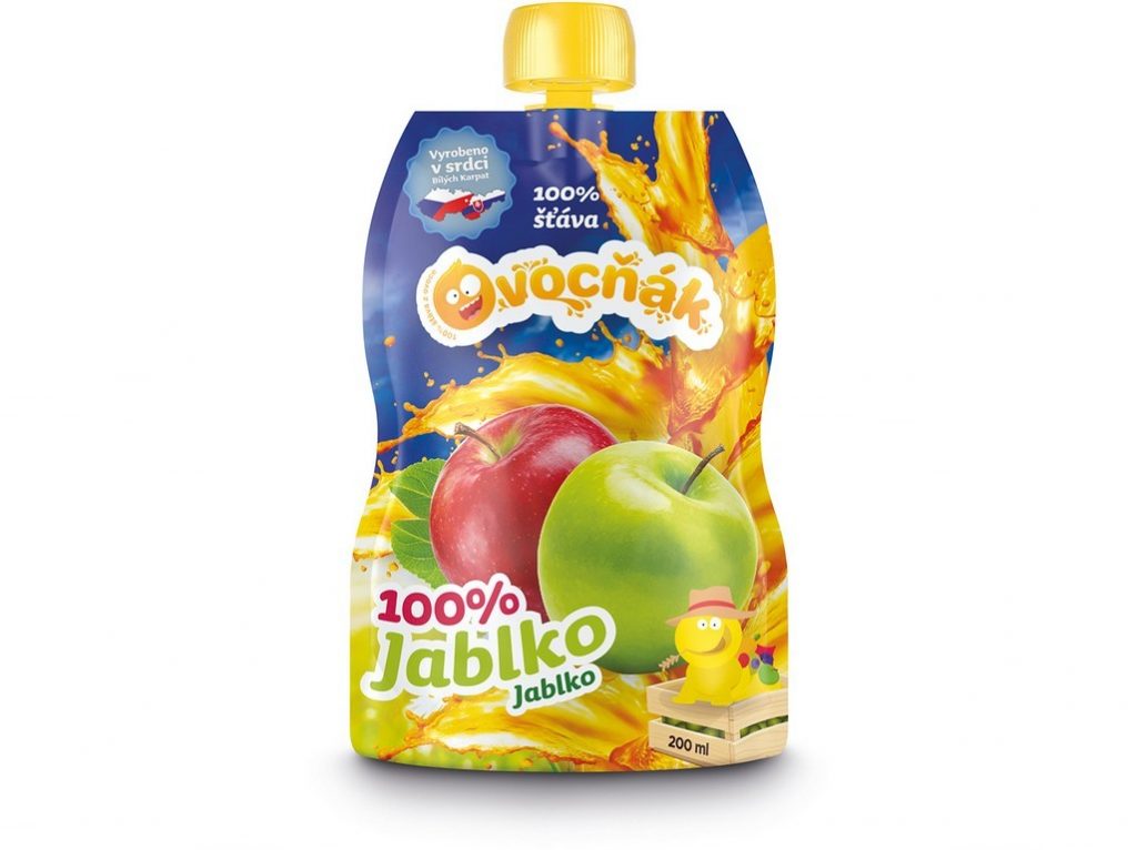 100% ovocný mušt jablko lisovaný za studena