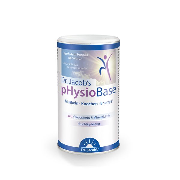 pHysioBase - Rozpustný nápoj pre kosti, svaly a kĺby. Minerály na báze citrátu a laktátu. Bez laktózy, cukru a lepku. 