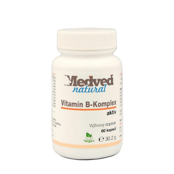 Vitamín B-Komplex v balení 60 kapsúl