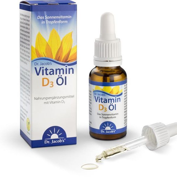 Vitamín D3 pre deti v oleji pre kosti a imunitný systém.
