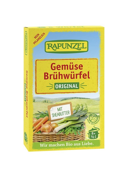 Rapunzel Zeleninový bujón kocky Original BIO 8 ks