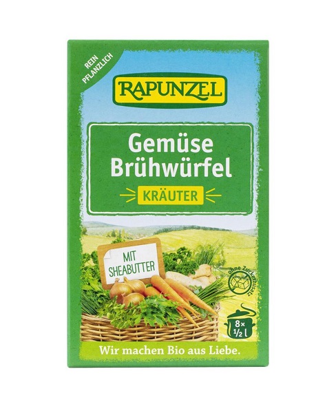 Rapunzel Zeleninový bujón s bylinkami kocky BIO 8 ks