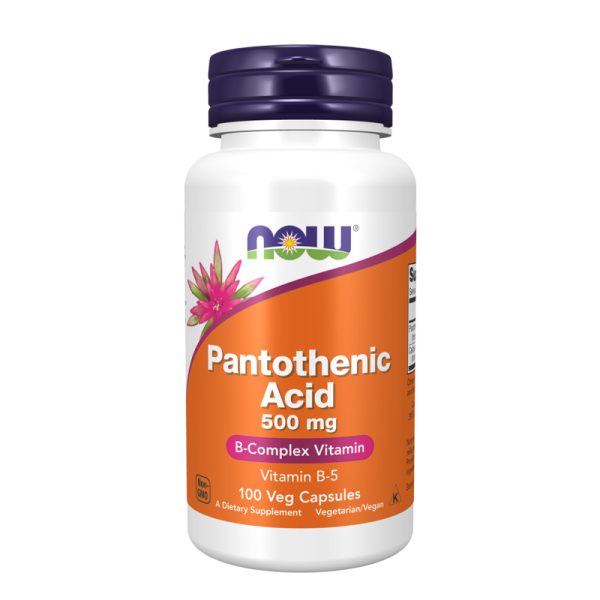 Kyselina pantoténová (vitamín B5) zvyšuje hladinu energie a pomáha proti únave, zlepšuje zdravú duševnú výkonnosť