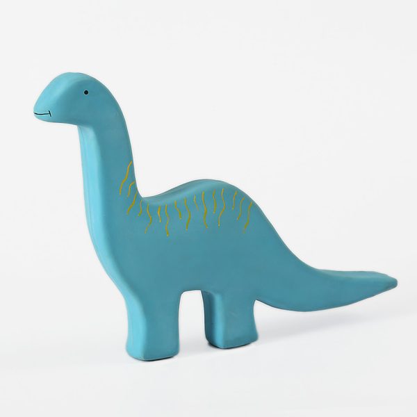 Hryzátko Brachiosaurus je Hryzátko z prírodnej kaučukovej gumy ako hračka do kúpeľa alebo hryzátko pri prerezávajúcich sa zúbkoch