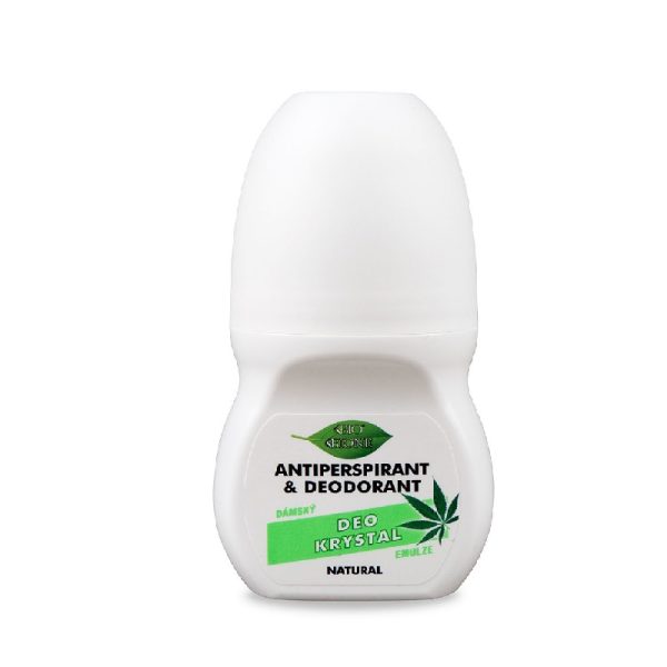 Moderný, elegantný a efektívny dámsky deodorant - antiperspirant na báze kamenca bez hliníkových solí.