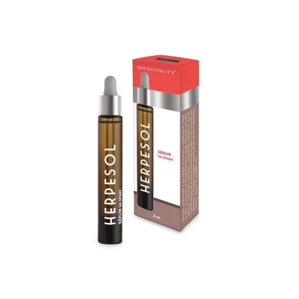 Herpesol je bylinný prípravok vhodný na starostlivosť o pery u osôb so sklonom k ​​častému výskytu oparov.