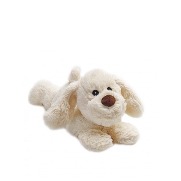 Plyšový kamarát-Pes ležiaci, ktorý vám alebo vašim deťom uľaví od bolesti svalov, kĺbov alebo bruška. 