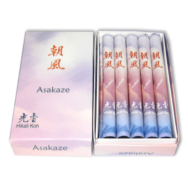 Vznešené vône Japonska - 100% prírodné. Japonské vonné tyčinky HIKALI KOH - rada jarných vôní. "Asakaze - Horský vietor".