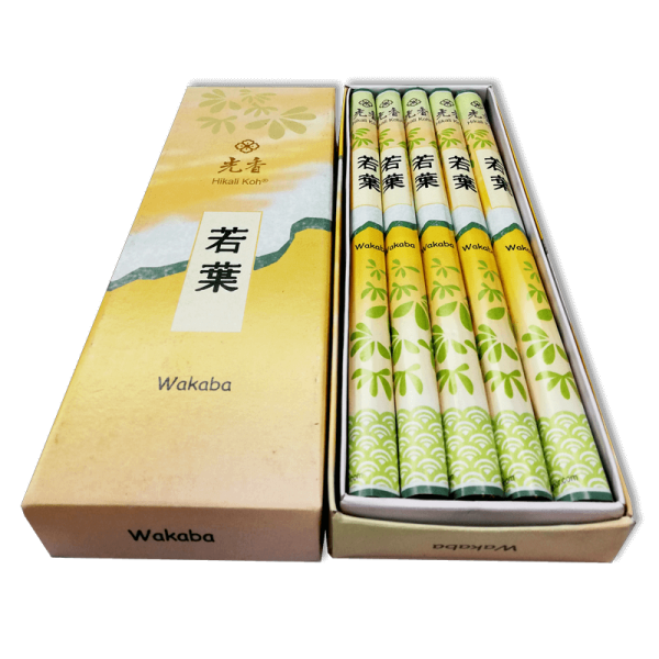 Vznešené vône Japonska - 100% prírodné. Japonské vonné tyčinky HIKALI KOH - rada zimných vôní. "WAKABA Kúzlo večnej mladosti".