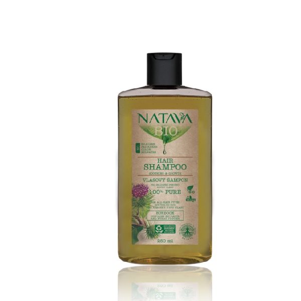 Šetrné zloženie balzamov a šampónov Natava Bio sa jemne starajú o vlasovú pokožku a Vaše vlasy, a umožňujú tak každodenné použitie.