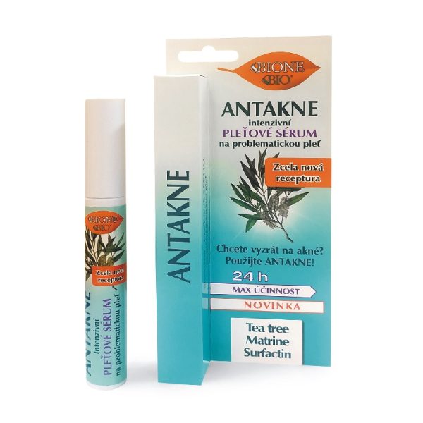 Bio Antakne  je aktívne pleťové sérum pre každodennú pravidelnú ochranu problematickej a mastnej pleti v praktickom malom vyhotovení, môžete ho mať stále po ruke.