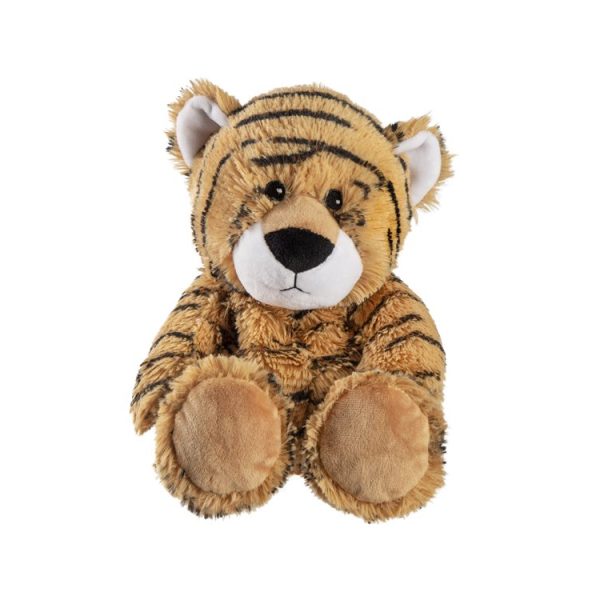 Plyšový kamarát - Tiger, ktorý vám alebo vašim deťom uľaví od bolesti svalov, kĺbov alebo bruška.