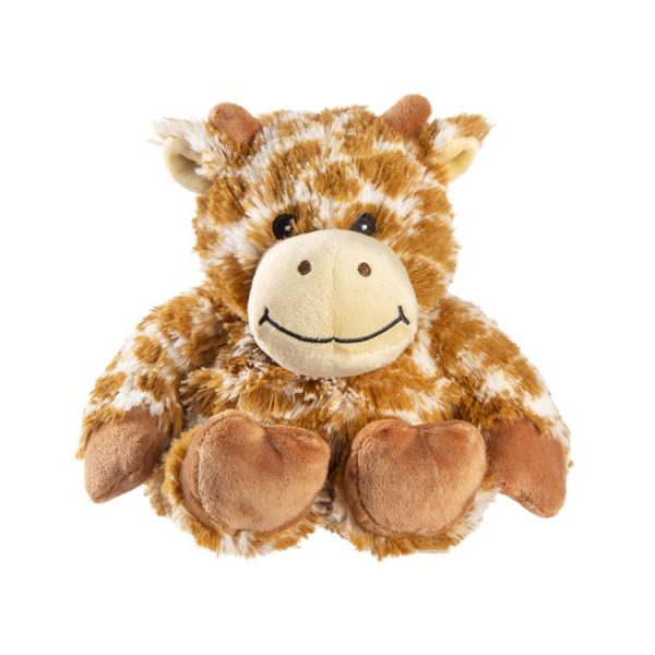 Plyšový kamarát-Mini žirafa, ktorý vám alebo vašim deťom uľaví od bolesti svalov, kĺbov alebo bruška.