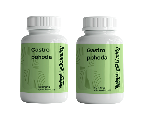 AKCIA Medveď natural 2x Gastro pohoda 2x60 kapsúl