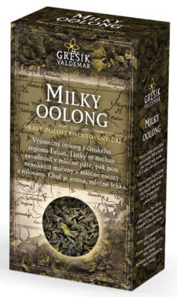 Milky Oolong - polofermetovaný pravý žltý čaj