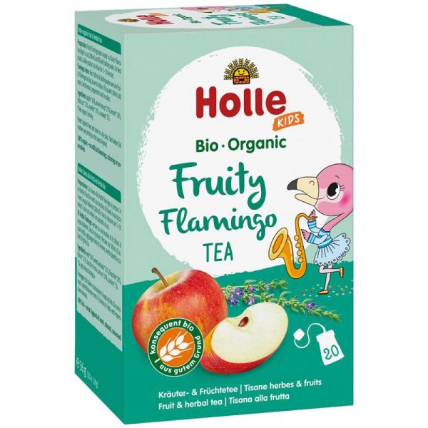 Bio  bylinkový a ovocný čaj pre deti Plameniak od 3 rokov má sviežu a sladkú arómu. Deti si ho určite obľúbia.