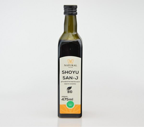 SHOYU SAN-J BIO je sójová omáčka s tradičnou chuťou v bio kvalite, používa sa na dochucovanie pokrmov.