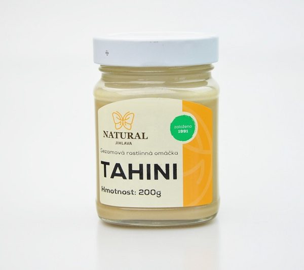 Tahini 100% sézamová pasta nesolená  200g