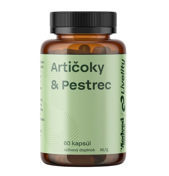 Medveď natural Artičoky a pestrec 60 kapsúl