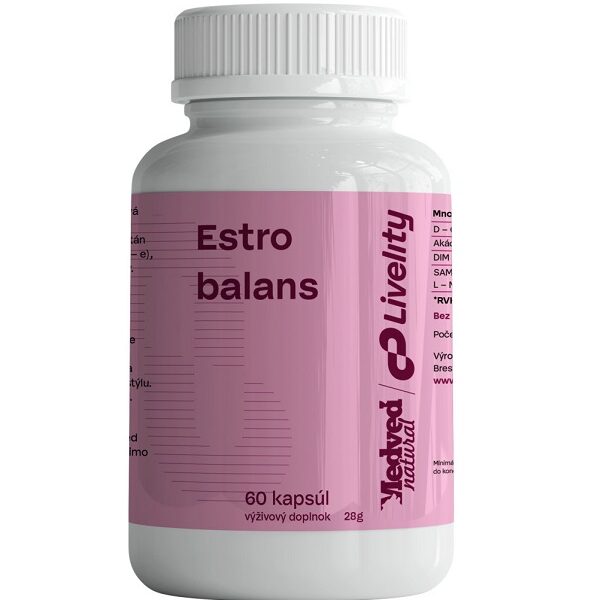 Medveď natural Estro Balans 60 kapsúl