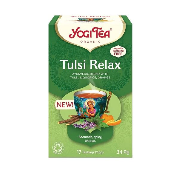 Yogi Tea Tulsi Relax porciovaný čaj BIO 34 g