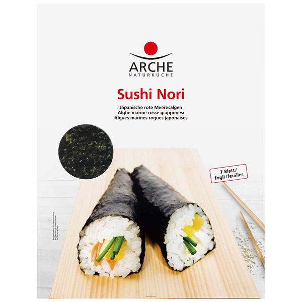 Arche Sushi Nori nepražené 7 listov BIO 17 g