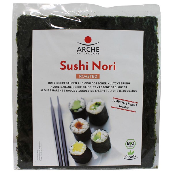 Arche Sushi Nori pražené pláty 10 ks BIO 25 g