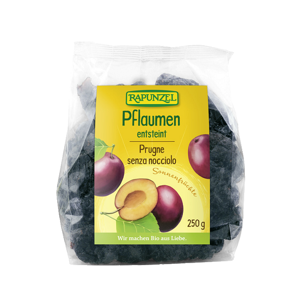 Rapunzel Slivky sušené bez kôstky nesírené BIO 250 g