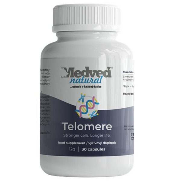 Medveď natural Telomere 30 kapsúl