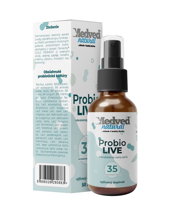 Medveď natural Probio LIVE 50 ml
