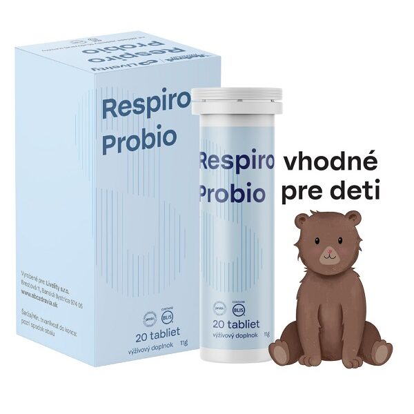 Medveď natural Respiro PROBIO 20 tabliet