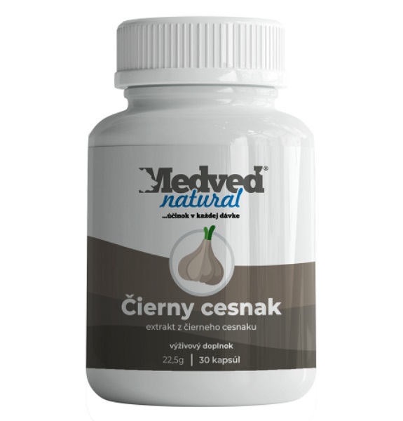 Medveď natural Čierny cesnak 30 kapsúl