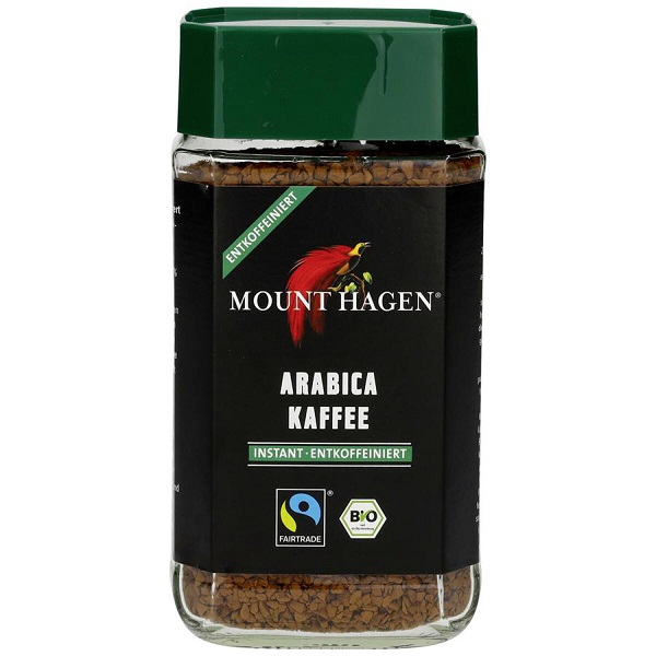 Mount Hagen Instantná káva bez kofeínu BIO 100 g