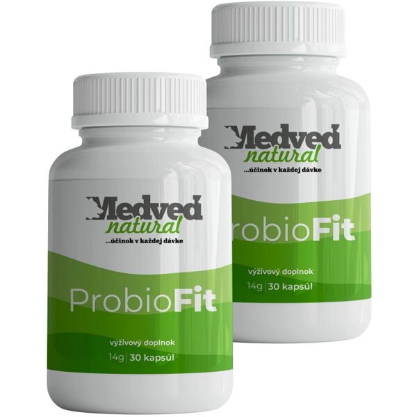 AKCIA Medveď natural 2x PROBIOfit 30 kapsúl