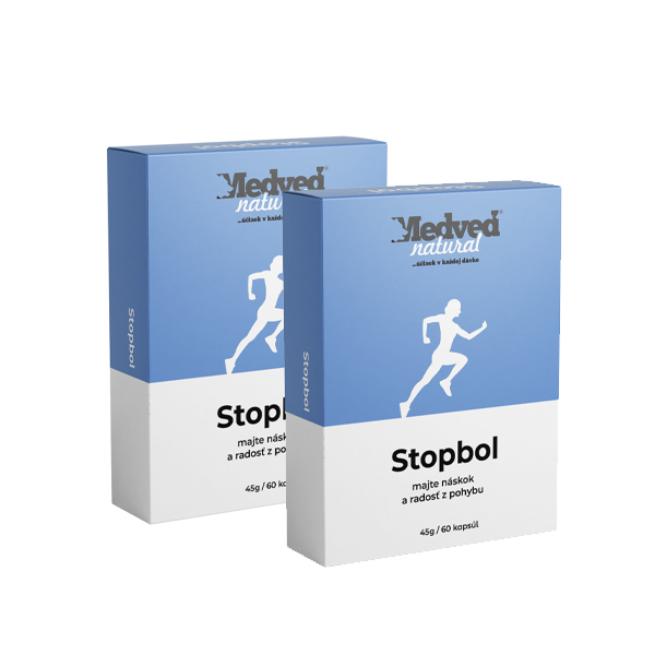 AKCIA Medveď natural 2x Stopbol 60 softgel kapsúl