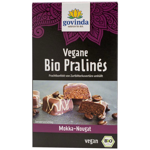 Govinda Mokka nugátové pralinky BIO 70 g