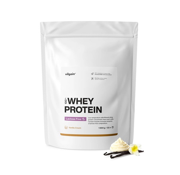 Vilgain Whey Protein ⁠lactose free vanilka 1 kg