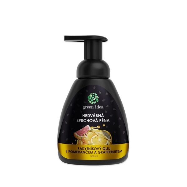 Green Idea Sprchová pena Rakytníkový olej s pomarančom a grapefruitom 300 ml