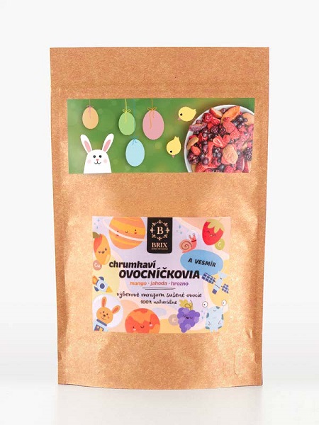 Brix Veľkonoční ovocníčkovia a vesmír jahoda, mango, hrozno 80 g