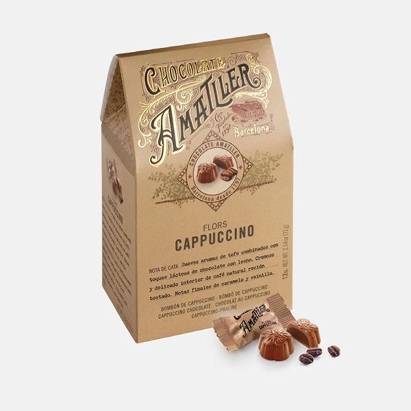 Amatller Čokoládové pralinky Cappuccino 72 g