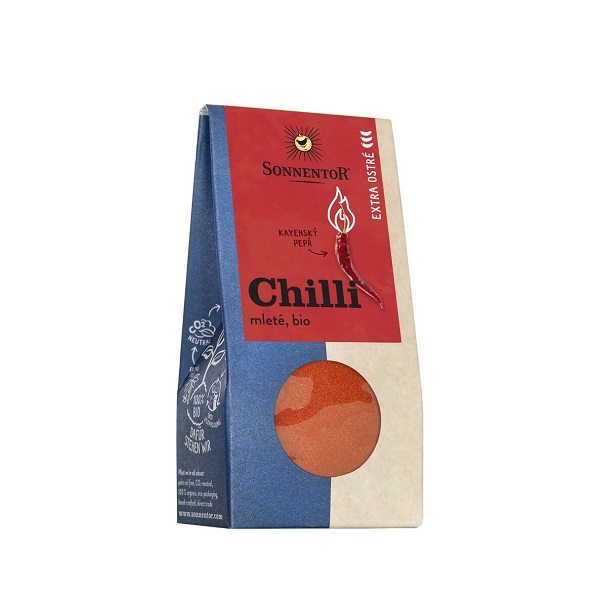 Sonnentor Chilli extra ostré mleté ​​Kayenské korenie BIO 120 g