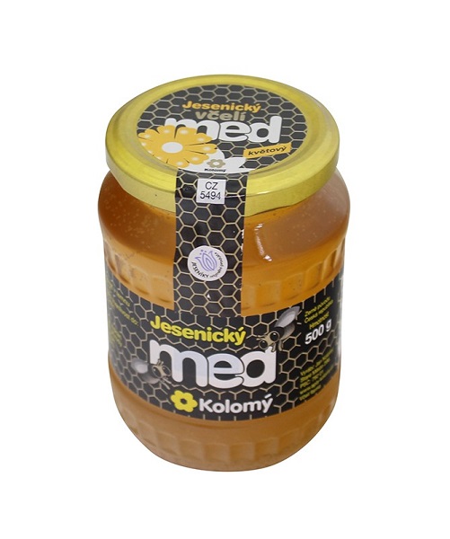 Kolomý Med včelí kvetový 500 g