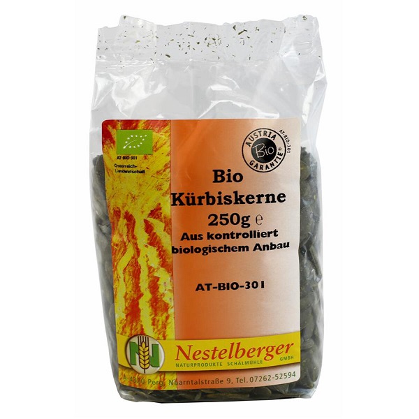 Nestelberger Tekvicové semienka BIO 250 g