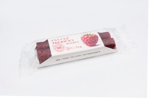 Bioprodukt Jablkové trubičky malina 25 g