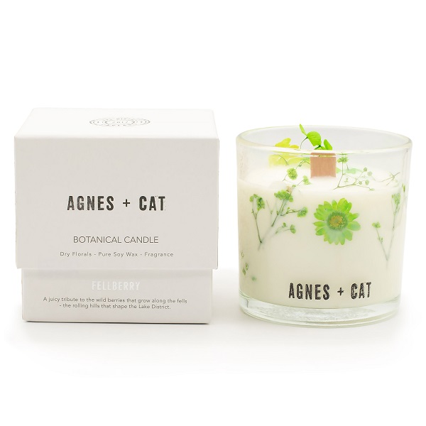 Agnes & Cat Botanická sójová sviečka Fellberry 1 ks