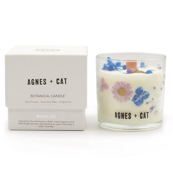 Agnes & Cat Botanická sójová sviečka Moorland Levanduľa 1 ks