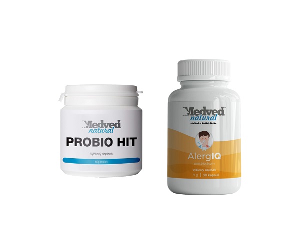 AKCIA Medveď natural 1x Probio HIT 60 g a AlergIQ 30 kapsúl